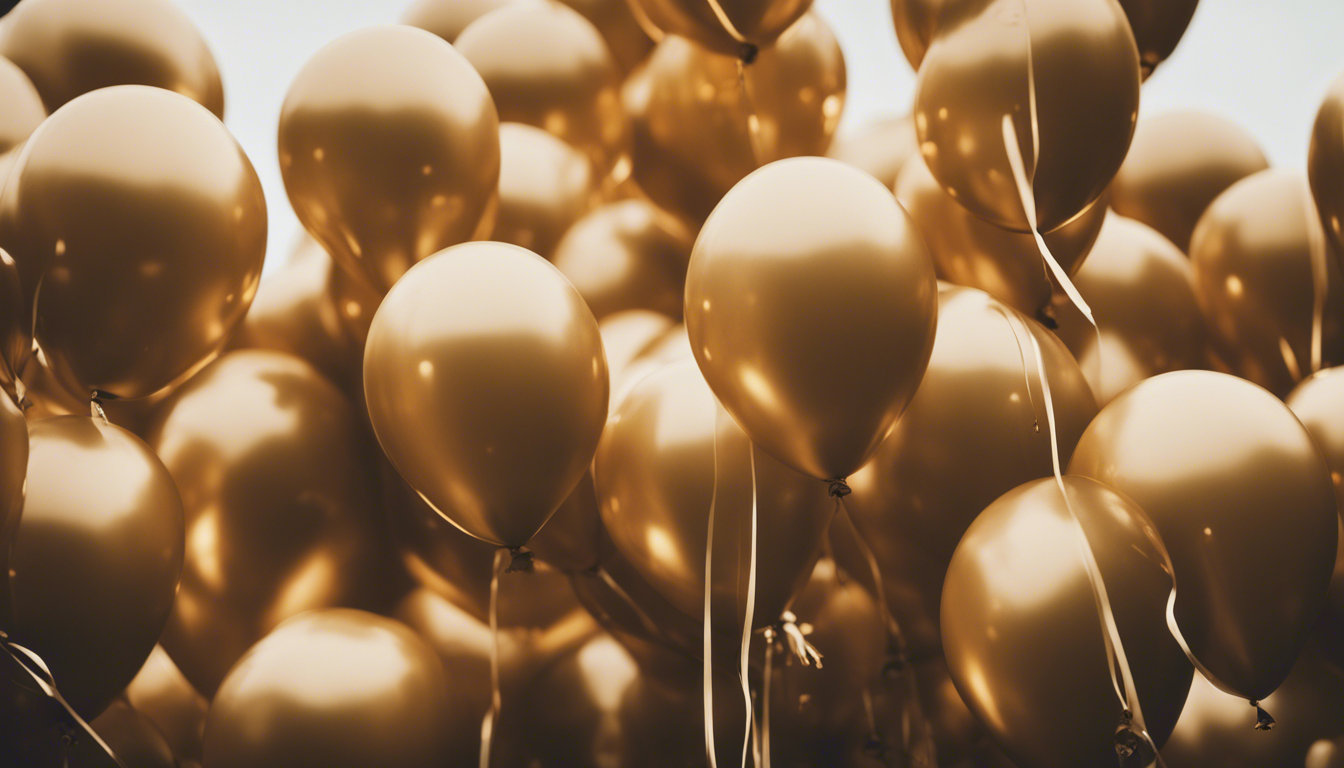 Ballonger i guld