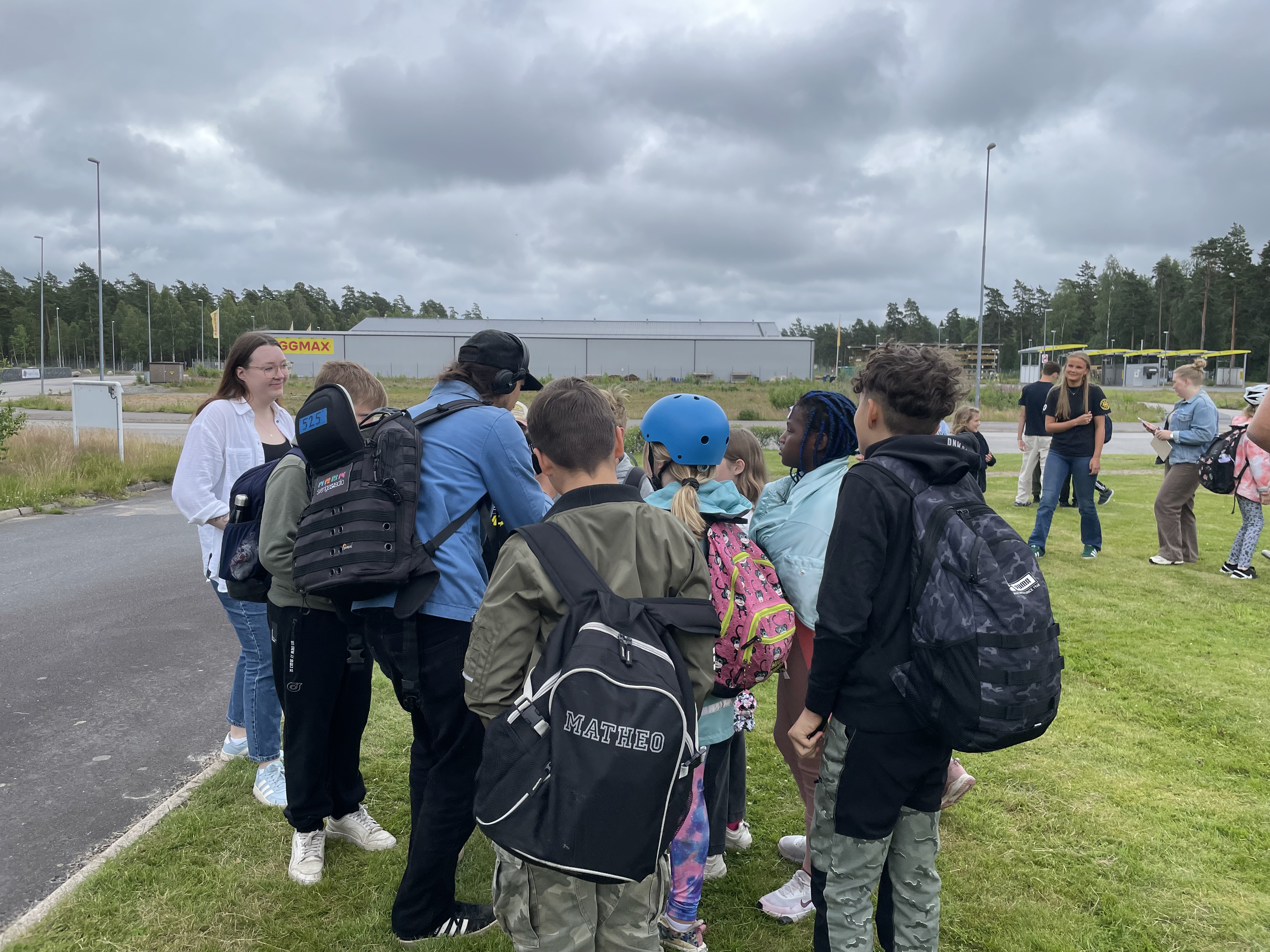 Att radion var på besök för att direktsända från lägret en av dagarna var också en häftig upplevelse för deltagarna. 