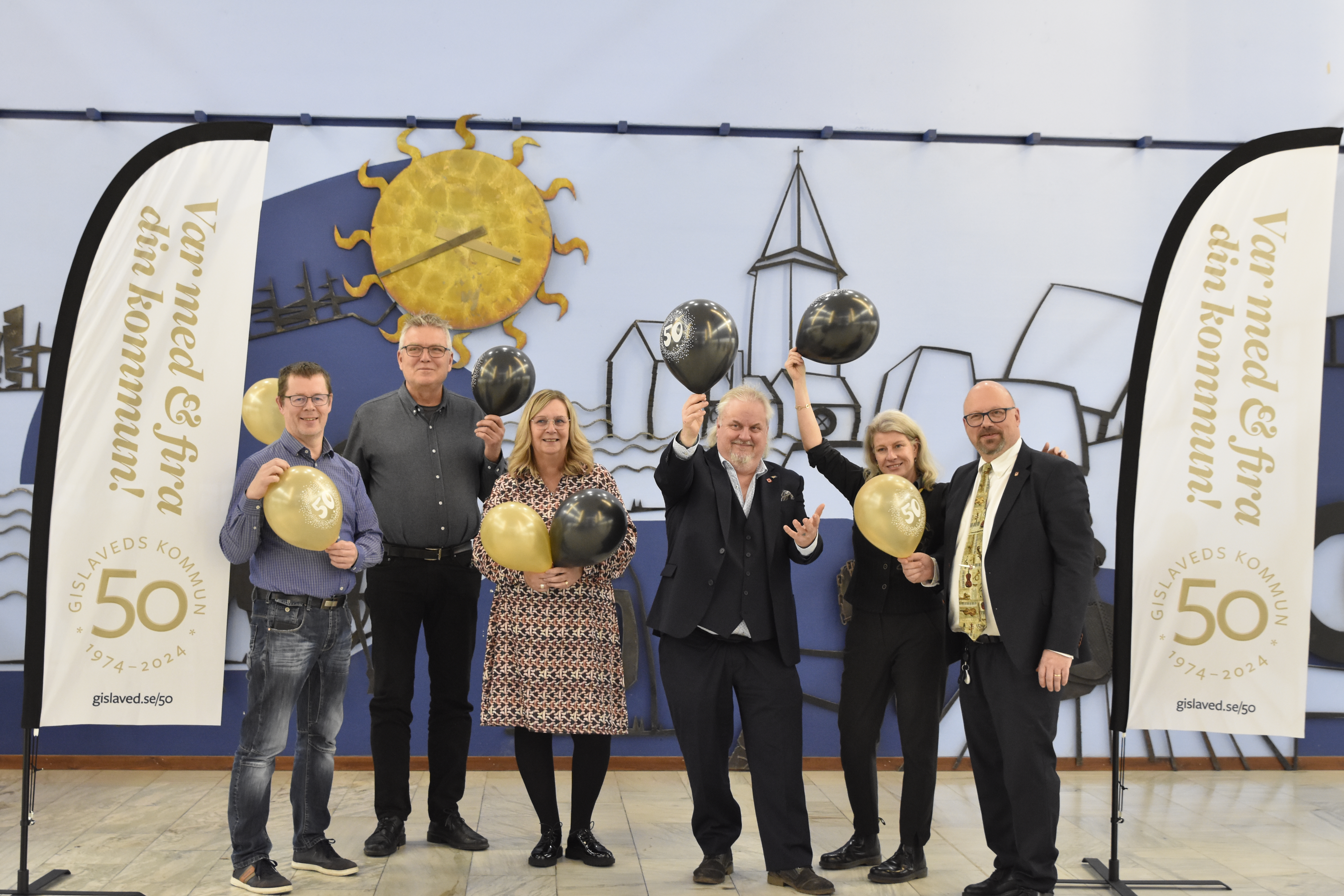 Fredrik Sveningsson, Johnny Petersson, Charlotte Ström, Glenn Hummel, Ann-Charlotte Clausen och Niclas Palmgren.