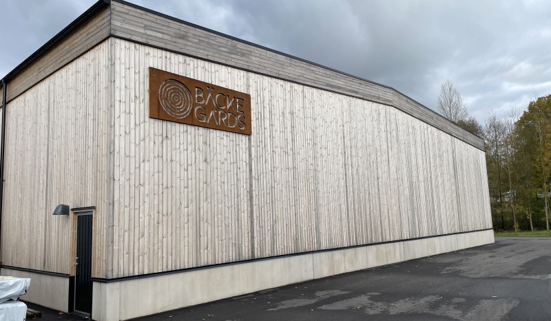 Industribyggnaden vid Bäckegårds List