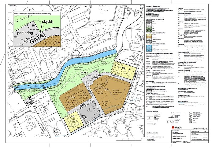 Plankarta Bro till bro i Anderstorp