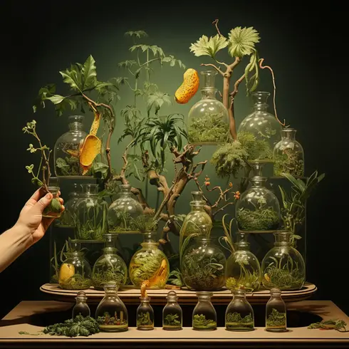 en ai-bild på väster som växer hur som helst