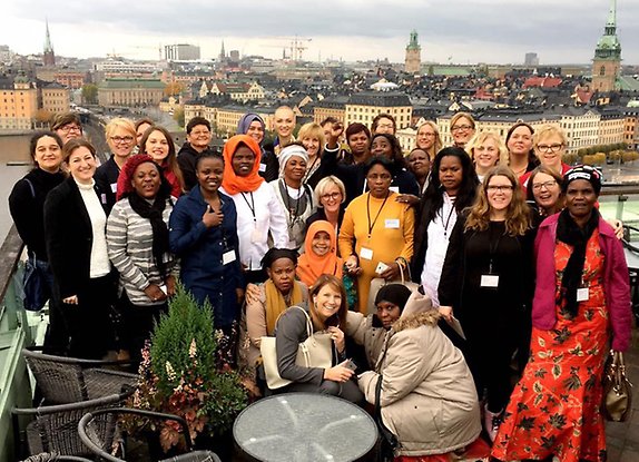 De svenska mentorerna och deltagarna samlades för några dagars gemensamt arbete i Stockholm.