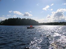 Sjön Bolmen utanför Reftele. foto: Gislaveds kommun